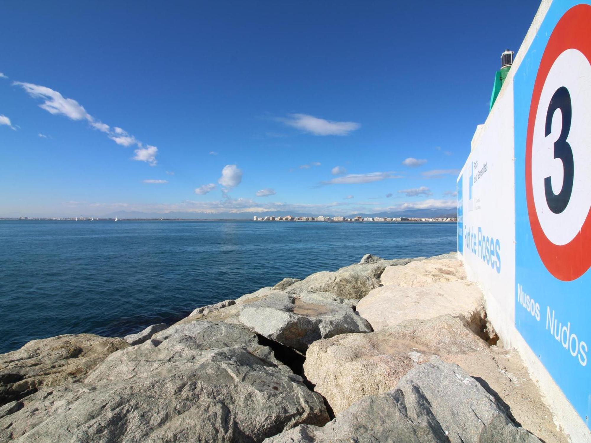 Ferienwohnung 2166 Rocmar 1 4-C, Excelente Situacion Frente Al Puerto Pesquero Y Con Vista A La Bahia. Gran Terraza. Gran Parking Publico Delante. - Es-258-30 Roses Exterior foto